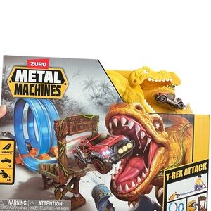 Metal Machines T-Rex Attack Playset - Yellow